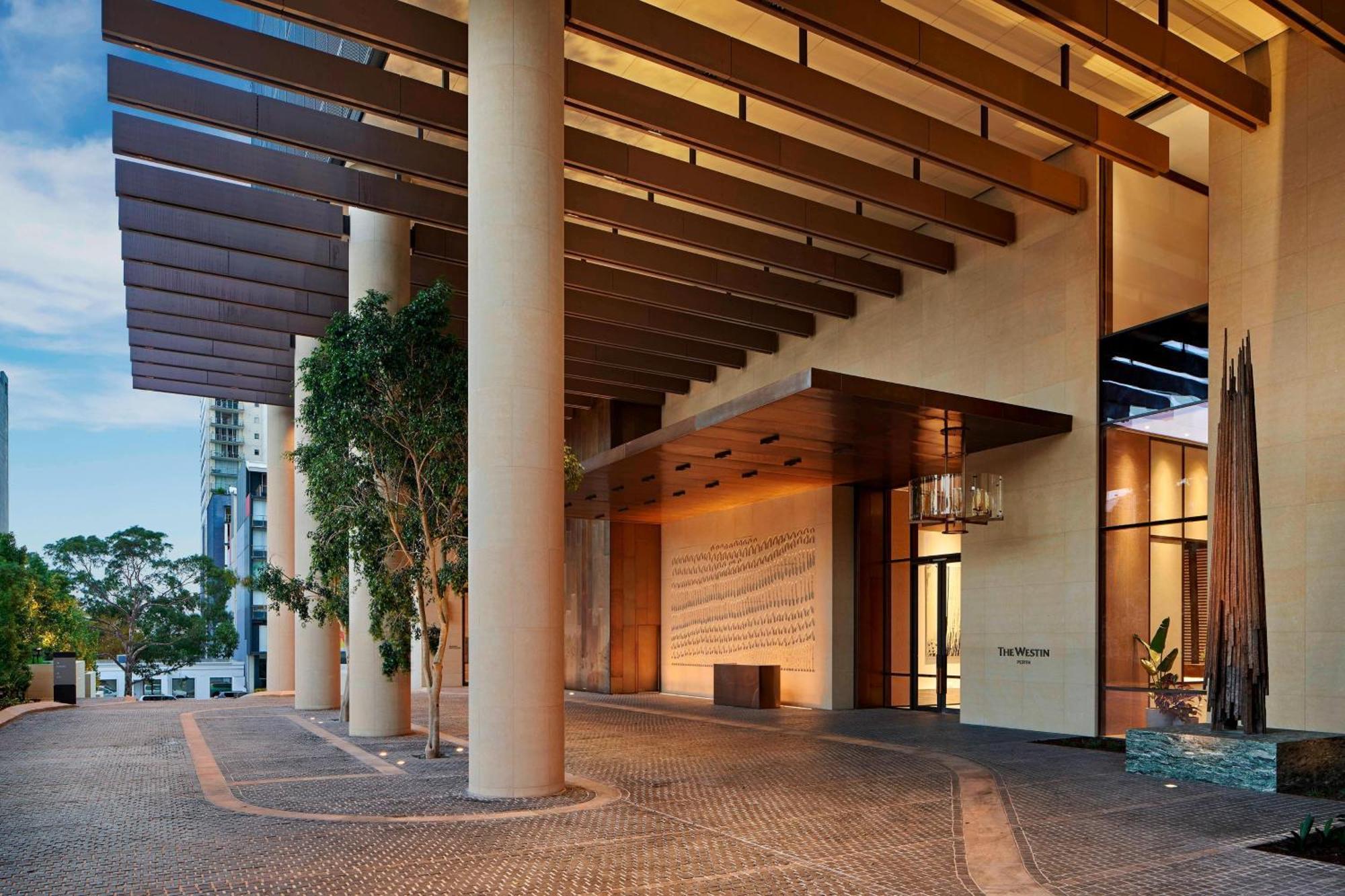The Westin Perth Hotel Exterior foto The entrance of the hotel